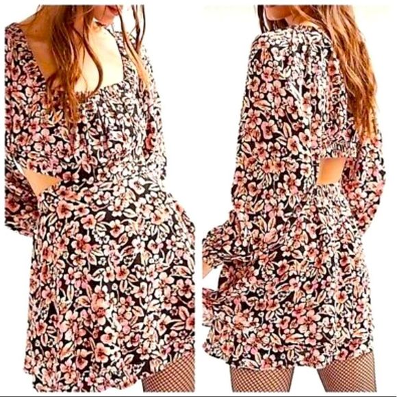 Free People Dresses & Skirts - Free People Jael Printed Mini Dress size XS NWOT